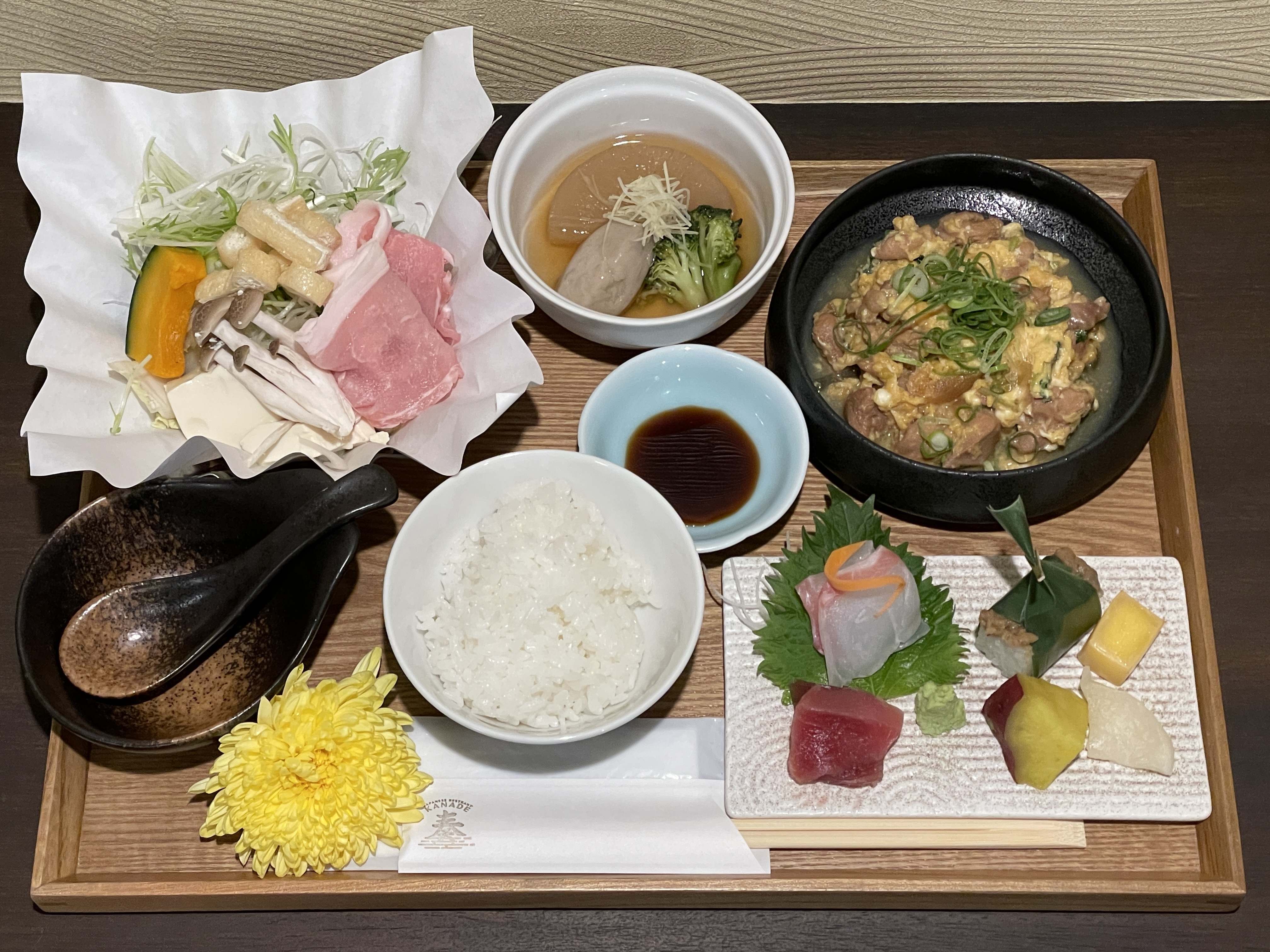 鶏玉〆御膳